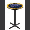 Holland Bar Stool Co. 36" Blk Wrinkle St Louis Blues Pub Table -Kitchen & Dining Furniture Sales Store Holland20Bar20Stool20Co L211STLBlu
