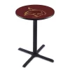 Holland Bar Stool Co. 42" Blk Wrinkle Texas State Pub Table, 36" dia. Top -Kitchen & Dining Furniture Sales Store Holland20Bar20Stool20Co L211TexsSt