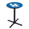 Holland Bar Stool Co. 42" Blk Wrinkle Kentucky "UK" Pub Table, 36" dia. Top -Kitchen & Dining Furniture Sales Store Holland20Bar20Stool20Co L211UKY UK