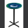 Holland Bar Stool Co. 42" Blk Wrinkle Vancouver Canucks Pub Table -Kitchen & Dining Furniture Sales Store Holland20Bar20Stool20Co L211VanCan
