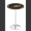 Holland Bar Stool Co. 36" Chrome Anaheim Ducks Pub Table, 36" dia. Top -Kitchen & Dining Furniture Sales Store Holland20Bar20Stool20Co L214CHAnaDks 1