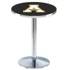 Holland Bar Stool Co. 42" Chrome Appalachian State Pub Table, 36" dia. Top -Kitchen & Dining Furniture Sales Store Holland20Bar20Stool20Co L214CHAppStU