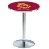 Holland Bar Stool Co. 42" Chrome Arizona State Pub Table, Sparky Logo -Kitchen & Dining Furniture Sales Store Holland20Bar20Stool20Co L214CHArizSt S