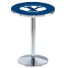 Holland Bar Stool Co. 42" Chrome Brigham Young Pub Table, 36" dia. Top -Kitchen & Dining Furniture Sales Store Holland20Bar20Stool20Co L214CHBrigYn