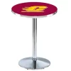 Holland Bar Stool Co. 36" Chrome Central Michigan Pub Table -Kitchen & Dining Furniture Sales Store Holland20Bar20Stool20Co L214CHCenMic 1