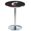 Holland Bar Stool Co. 42" Chrome Cincinnati Pub Table, 36" dia. Top -Kitchen & Dining Furniture Sales Store Holland20Bar20Stool20Co L214CHCincin