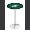 Holland Bar Stool Co. 42" Chrome Dallas Stars Pub Table -Kitchen & Dining Furniture Sales Store Holland20Bar20Stool20Co L214CHDalSta