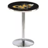 Holland Bar Stool Co. 42" Chrome Georgia Tech Pub Table, 36" dia. Top -Kitchen & Dining Furniture Sales Store Holland20Bar20Stool20Co L214CHGATech 1