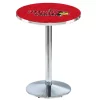Holland Bar Stool Co. 42" Chrome Illinois State Pub Table, 36" dia. Top -Kitchen & Dining Furniture Sales Store Holland20Bar20Stool20Co L214CHIllStU 1