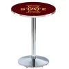 Holland Bar Stool Co. 36" Chrome Iowa State Pub Table, 36" dia. Top -Kitchen & Dining Furniture Sales Store Holland20Bar20Stool20Co L214CHIowaSt