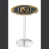 Holland Bar Stool Co. 42" Chrome Vegas Golden Knights Pub Table -Kitchen & Dining Furniture Sales Store Holland20Bar20Stool20Co L214CHLVGdKn