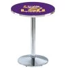 Holland Bar Stool Co. 42" Chrome Louisiana State Pub Table, 36" dia. Top -Kitchen & Dining Furniture Sales Store Holland20Bar20Stool20Co L214CHLaStUn