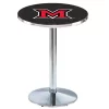 Holland Bar Stool Co. 42" Chrome Miami (OH) Pub Table -Kitchen & Dining Furniture Sales Store Holland20Bar20Stool20Co L214CHMia OH