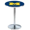 Holland Bar Stool Co. 36" Chrome Michigan Pub Table -Kitchen & Dining Furniture Sales Store Holland20Bar20Stool20Co L214CHMichUn