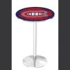 Holland Bar Stool Co. 36" Chrome Montreal Canadiens Pub Table -Kitchen & Dining Furniture Sales Store Holland20Bar20Stool20Co L214CHMonCan