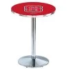 Holland Bar Stool Co. 36" Chrome North Carolina State Pub Table -Kitchen & Dining Furniture Sales Store Holland20Bar20Stool20Co L214CHNCarSt