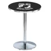 Holland Bar Stool Co. 36" Chrome POW/MIA Pub Table, 36" dia. Top -Kitchen & Dining Furniture Sales Store Holland20Bar20Stool20Co L214CHPOWMIA 1