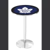 Holland Bar Stool Co. 42" Chrome Toronto Maple Leafs Pub Table -Kitchen & Dining Furniture Sales Store Holland20Bar20Stool20Co L214CHTorMpl 1