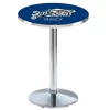 Holland Bar Stool Co. 36" Chrome US Naval Academy NAVY Pub Table, 36" dia. Top -Kitchen & Dining Furniture Sales Store Holland20Bar20Stool20Co L214CHUSNavA