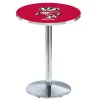 Holland Bar Stool Co. 42" Chrome Wisconsin "Badger" Pub Table -Kitchen & Dining Furniture Sales Store Holland20Bar20Stool20Co L214CHWI Bdg 1