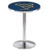 Holland Bar Stool Co. 42" Chrome West Virginia Pub Table, 36" dia. Top -Kitchen & Dining Furniture Sales Store Holland20Bar20Stool20Co L214CHWestVa 1