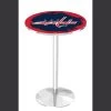 Holland Bar Stool Co. 42" Chrome Washington Capitals Pub Table, 36" dia. Top -Kitchen & Dining Furniture Sales Store Holland20Bar20Stool20Co L214CHWshCap