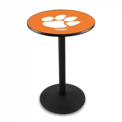 Holland Bar Stool Co. 36" Blk Wrinkle Clemson Pub Table