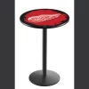 Holland Bar Stool Co. 36" Blk Wrinkle Detroit Red Wings Pub Table -Kitchen & Dining Furniture Sales Store Holland20Bar20Stool20Co L214DetRed