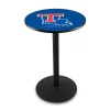 Holland Bar Stool Co. 42" Blk Wrinkle Louisiana Tech Pub Table -Kitchen & Dining Furniture Sales Store Holland20Bar20Stool20Co L214LaTech 1