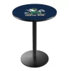 Holland Bar Stool Co. 36" Blk Wrinkle Notre Dame Leprechaun Pub Table, 36" dia. Top -Kitchen & Dining Furniture Sales Store Holland20Bar20Stool20Co L214ND Lep