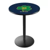 Holland Bar Stool Co. 36" Blk Wrinkle Notre Dame Shamrock Pub Table -Kitchen & Dining Furniture Sales Store Holland20Bar20Stool20Co L214NDxxShm