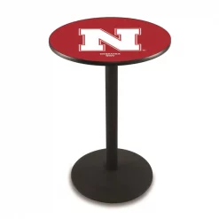 Holland Bar Stool Co. 36" Blk Wrinkle Nebraska Pub Table