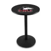 Holland Bar Stool Co. 42" Blk Wrinkle Northern Illinois Pub Table, 36" dia. Top -Kitchen & Dining Furniture Sales Store Holland20Bar20Stool20Co L214NorIll 1