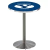 Holland Bar Stool Co. 42" Stainless Steel Brigham Young Pub Table -Kitchen & Dining Furniture Sales Store Holland20Bar20Stool20Co L214SSBrigYn