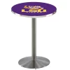 Holland Bar Stool Co. 36" Stainless Steel Louisiana State Pub Table -Kitchen & Dining Furniture Sales Store Holland20Bar20Stool20Co L214SSLaStUn