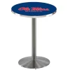 Holland Bar Stool Co. 42" Stainless Steel Ole' Miss Pub Table, 36" dia. Top -Kitchen & Dining Furniture Sales Store Holland20Bar20Stool20Co L214SSMssppU