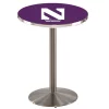 Holland Bar Stool Co. 42" Stainless Steel Northwestern Pub Table -Kitchen & Dining Furniture Sales Store Holland20Bar20Stool20Co L214SSNthwst