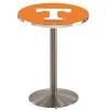 Holland Bar Stool Co. 42" Stainless Steel Tennessee Pub Table, 36" dia. Top -Kitchen & Dining Furniture Sales Store Holland20Bar20Stool20Co L214SSTennes 1