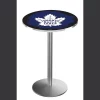 Holland Bar Stool Co. 36" Stainless Steel Toronto Maple Leafs Pub Table -Kitchen & Dining Furniture Sales Store Holland20Bar20Stool20Co L214SSTorMpl