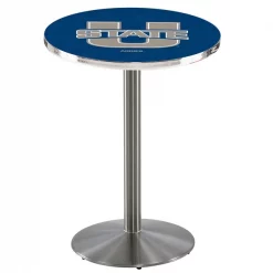 Holland Bar Stool Co. 42" Stainless Steel Utah State Pub Table
