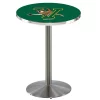 Holland Bar Stool Co. 42" Stainless Steel Vermont Pub Table, 36" dia. Top