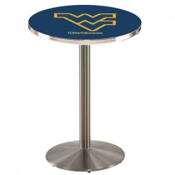 Holland Bar Stool Co. 42" Stainless Steel West Virginia Pub Table