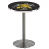 Holland Bar Stool Co. 42" Stainless Steel Wichita State Pub Table, 36" dia. Top