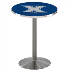 Holland Bar Stool Co. 42" Stainless Steel Xavier Pub Table, 36" dia. Top