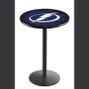 Holland Bar Stool Co. 36" Blk Wrinkle Tampa Bay Lightning Pub Table -Kitchen & Dining Furniture Sales Store Holland20Bar20Stool20Co L214TBLght 1