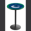 Holland Bar Stool Co. 36" Blk Wrinkle Vancouver Canucks Pub Table -Kitchen & Dining Furniture Sales Store Holland20Bar20Stool20Co L214VanCan