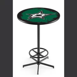 Holland Bar Stool Co. 42" Black Dallas Stars Pub Table