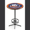 Holland Bar Stool Co. 42" Black New York Islanders Pub Table -Kitchen & Dining Furniture Sales Store Holland20Bar20Stool20Co L216BNYIsln