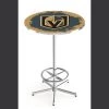 Holland Bar Stool Co. 42" Chrome Vegas Golden Knights Pub Table -Kitchen & Dining Furniture Sales Store Holland20Bar20Stool20Co L216CLVGdKn