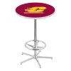Holland Bar Stool Co. 42" Chrome Central Michigan Pub Table, 36" dia. Top -Kitchen & Dining Furniture Sales Store Holland20Bar20Stool20Co L216CenMic